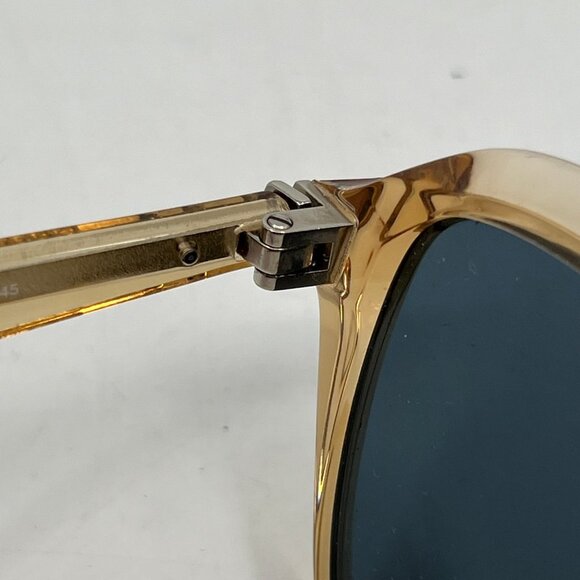 Celine Beige Clear Large Sunglasses | Blue Lenses - Picture 3 of 9